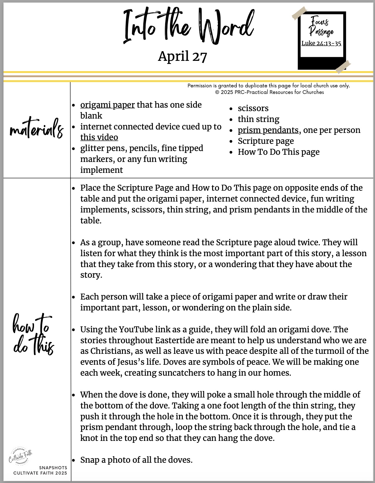 EASTERTIDE 2025: RCL CONNECTIONS Snapshots - Image 4