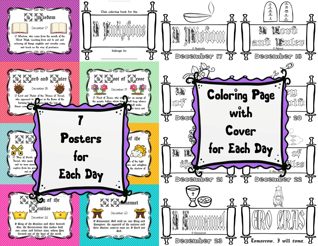 O Antiphons Poster and Activity Pack - Image 3